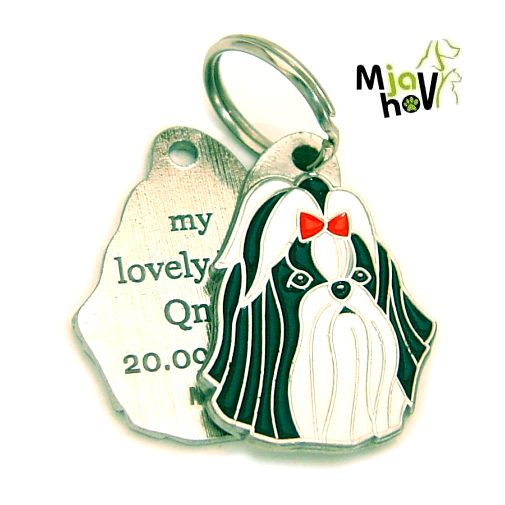 medagliette-per-cani-shih-tzu-nero-rosso.jpg Medagliette per cani, medagliette per cani incise, medaglietta, incese medagliette per cani online, personalizzate medagliette, medaglietta